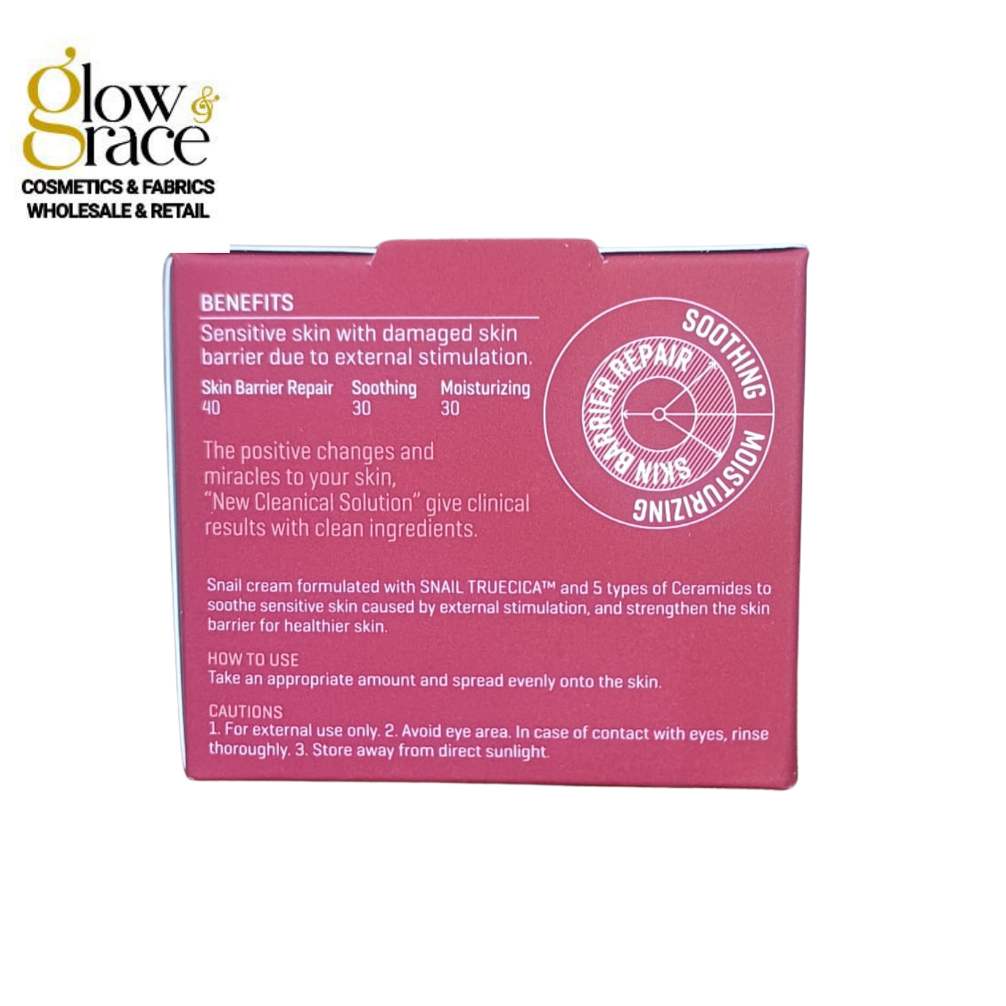 SOME BY MI Snail Truecica™ Miracle Repair Cream 60g – 42% Snail Truecica & 5 Ceramides
