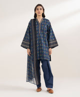 3 Piece - Printed Lawn Suit