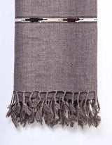 Brown Plain Shawl