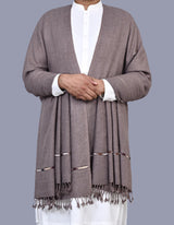 Brown Plain Shawl