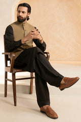 Mehndi Green Waistcoat