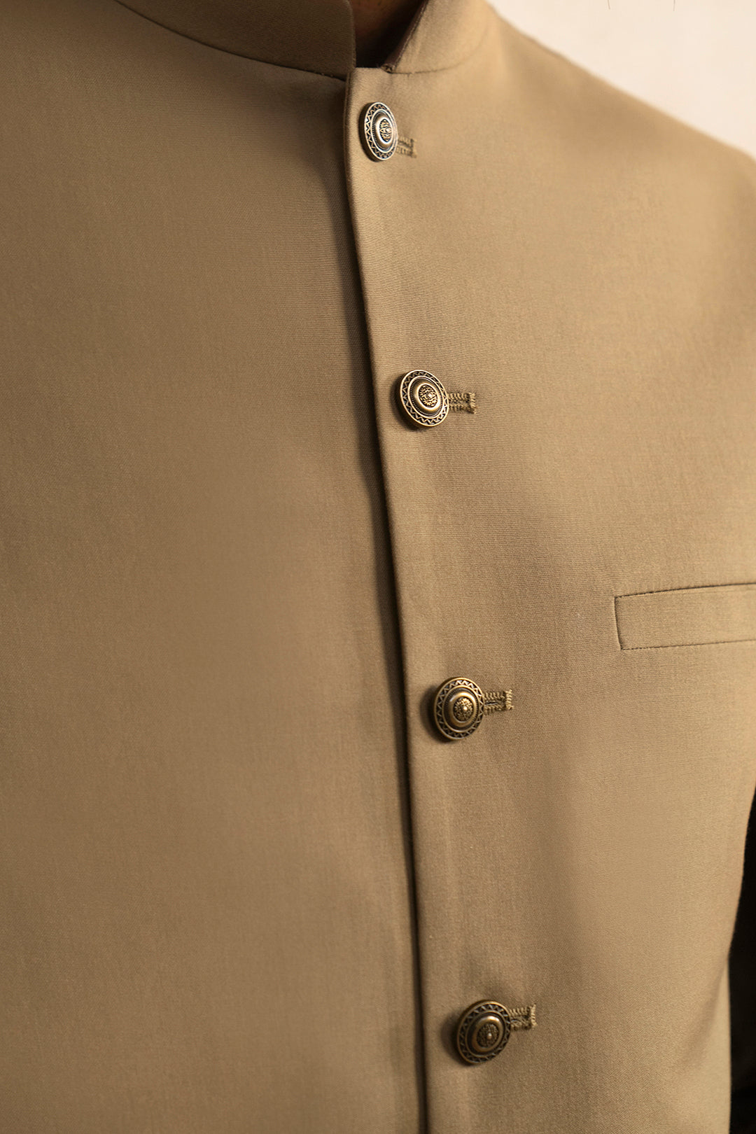 Mehndi Green Waistcoat