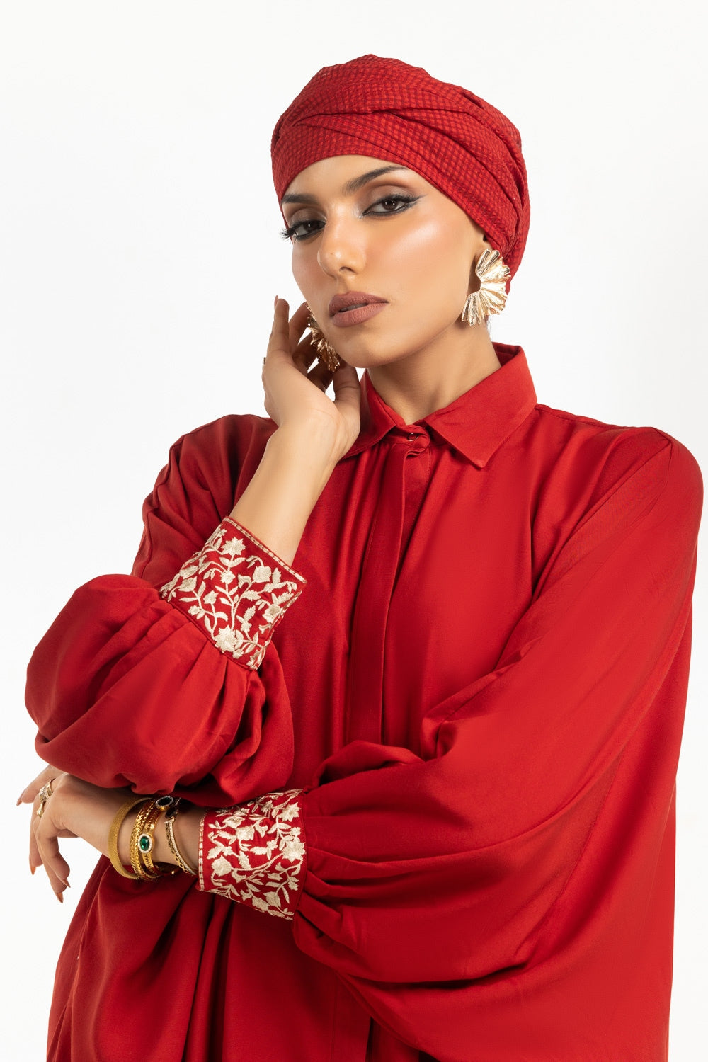 Viscose Embroidered Abaya