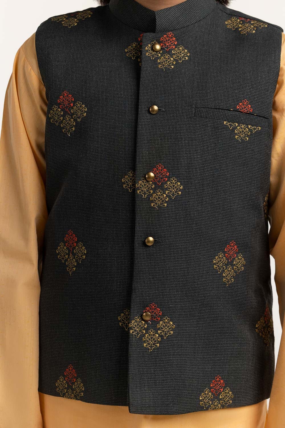 Embroidered Waist Coat Kids