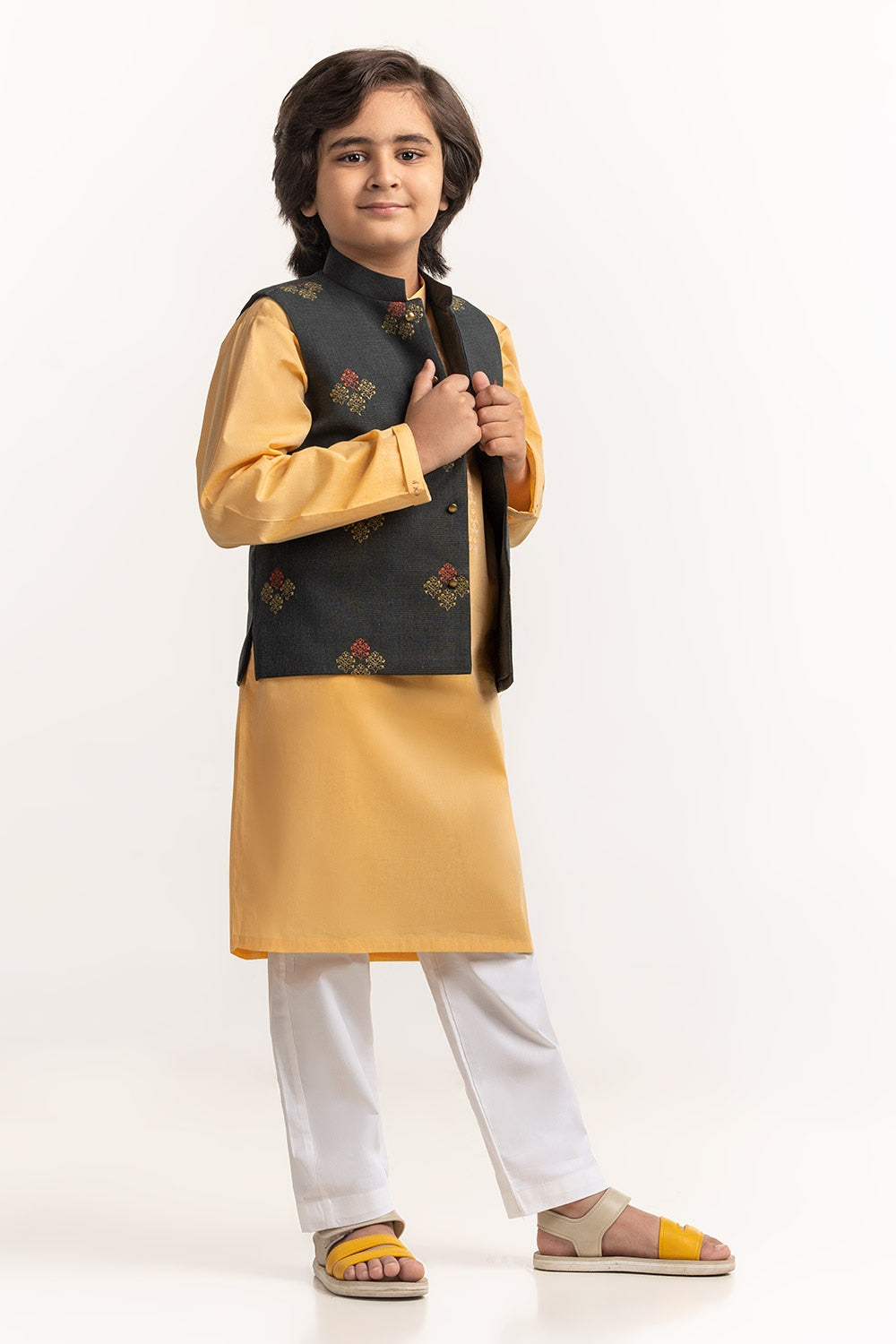 Embroidered Waist Coat Kids